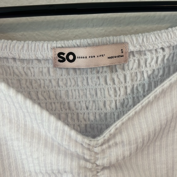 SO Jr Girls White Top - S - Picture 2 of 7